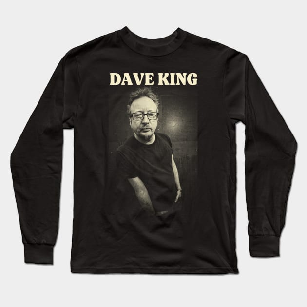 Dave King - Vintage 80s Long Sleeve T-Shirt by idontwannawait